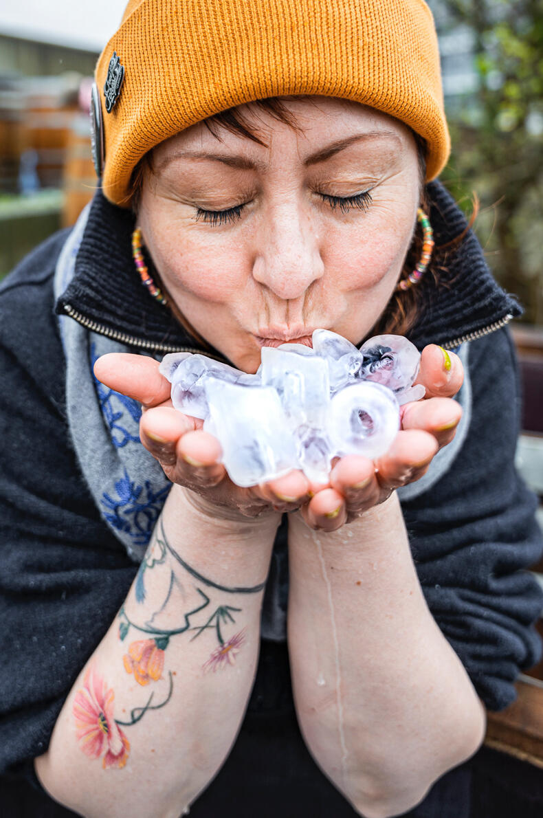 Erika Borbély - zertifizierte Instruktorin für die Wim Hof Methode